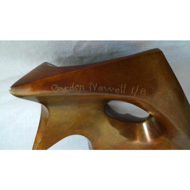 Wood Late 20th Century Modern Bronze Sculpture, Gordon Newell's 'Caldera' - Set of 4 Pieces For Sale - Image 7 of 10