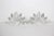 Transparent Art Deco Crystal Candleholders Flower Shape a Pair For Sale - Image 8 of 8