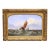 19th Century English Marine Oil Painting of Fishing Vessels in Rough Seas For Sale