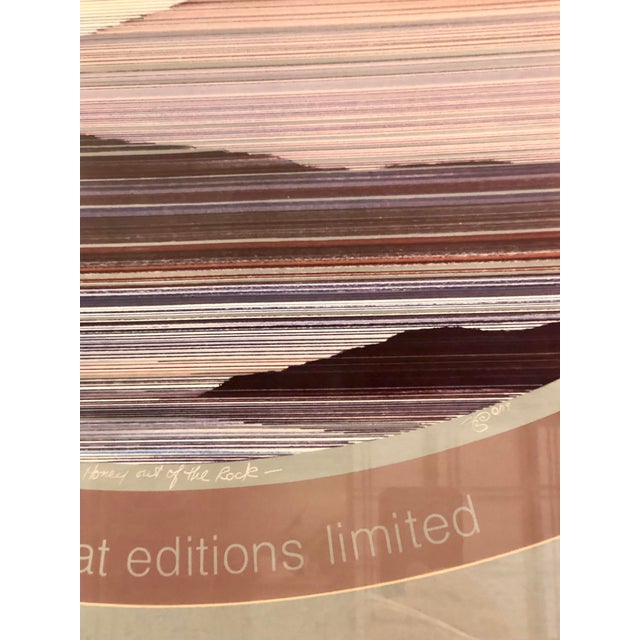 Blush Uzilevsky Limited “Honey Out of the Rock” Hand Signed Serigraph For Sale - Image 8 of 11