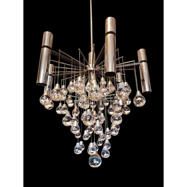 Vintage Chandelier from Sciolari, 1970s For Sale - Image 3 of 5