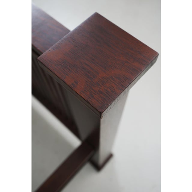 Stickley Mission Oak King Size Spindle Bed For Sale - Image 11 of 16