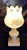 Vintage Table Lamp in Cream-White Alabaster, 1970s For Sale - Image 3 of 7