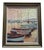 Pascalin, Boats at the Quay, Oil on Canvas, Framed For Sale
