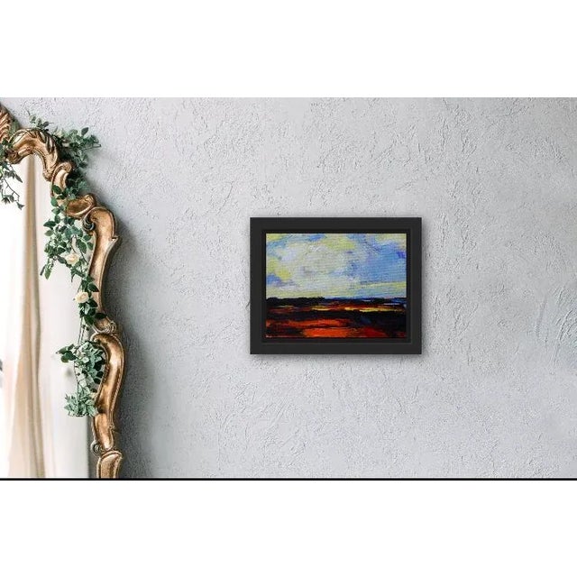 Abstract Sunset Modern Contemporary Acrylic Painting For Sale - Image 12 of 12