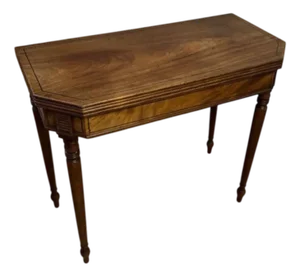 Antique George III Mahogany Tea Table, 1800