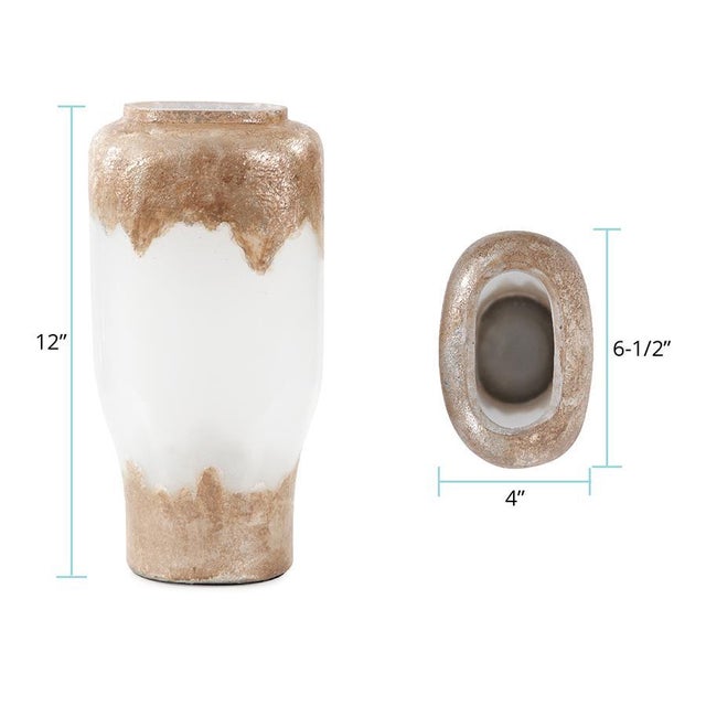 Midas Tall Glass Vase For Sale - Image 9 of 9