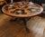 Brown Victorian Centre Table in Marquetry Inlay Floral, 1860s For Sale - Image 8 of 8