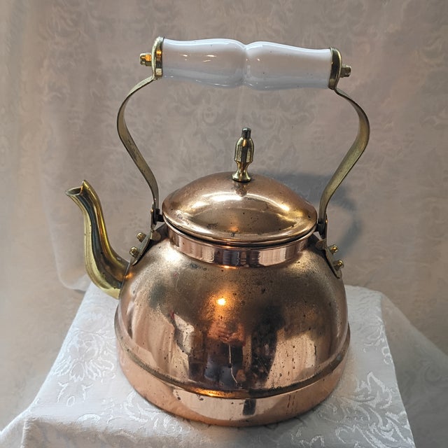 Bring classic Old World charm to your kitchen space with this mid-century rustic tea kettle. Beautifully crafted from...