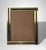 Metal Romeo Rega Style Italian Brass and Steel Picture Frame For Sale - Image 7 of 18