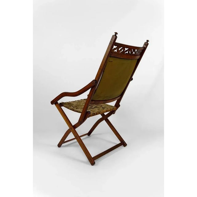 Victorian Safari Folding Chair, UK, 1880s For Sale - Image 6 of 10