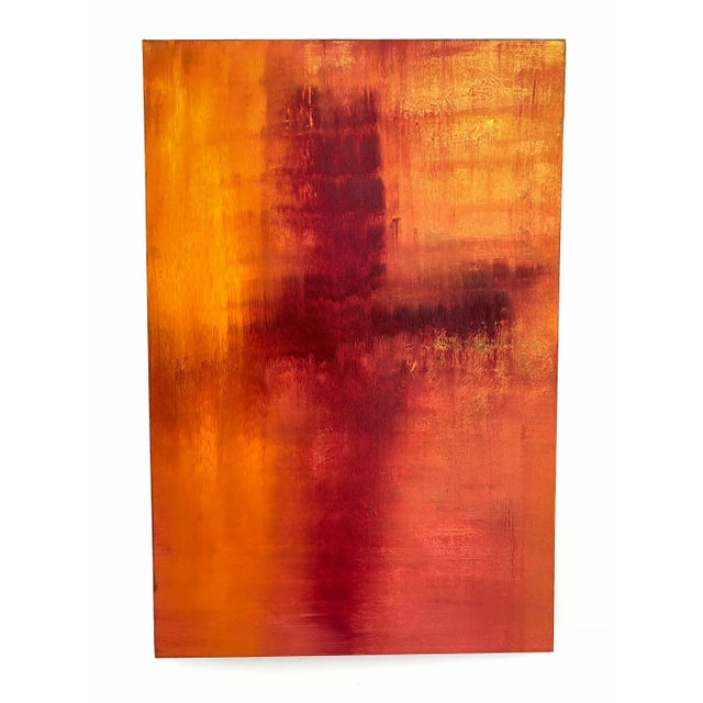 "Morocco 2" Contemporary Original Abstract Painting by Nina Weintraub For Sale - Image 4 of 10