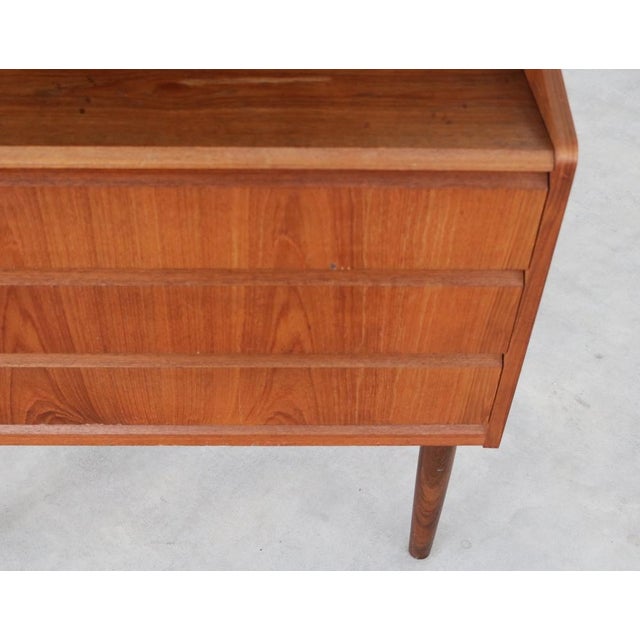 Vintage Danish Secretary in Teak, 1960s For Sale - Image 6 of 9