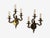 Late 20th Century Louis XV Rococo, Candle Holder Sconces, Bronze, Plastic, France For Sale - Image 4 of 10