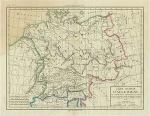 Historical Map of Ancient Germany, 1787