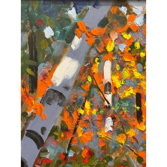 2020s Autumn River Post Impressionist Oil Painting For Sale - Image 5 of 8