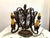 Spanish Revival Spanish Revival 1940s Wrought Iron Chandelier For Sale - Image 3 of 5