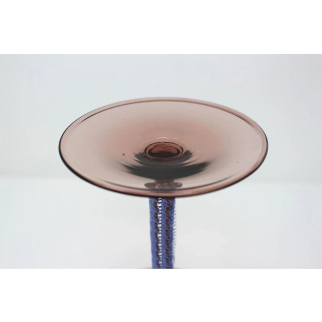 1950s Vintage Murano Compote For Sale - Image 5 of 6