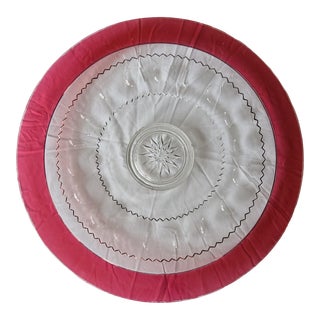 Monumental Antique Lexington Tiffin-Franciscan King's Crown Serving Platter For Sale