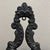This exquisite 19th-century-style tabletop easel is crafted from heavy cast iron and features an exceptionally ornate...