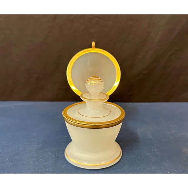 Antique victorian glass perfume bottle For Sale - Image 4 of 9