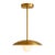 Solid Brass Globe Pendant Light, Contemporary Solid Brass Pendant For Sale