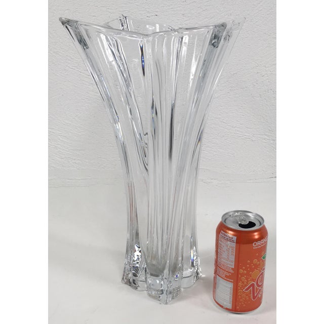 MidCentury Lead Crystal Vase Chairish