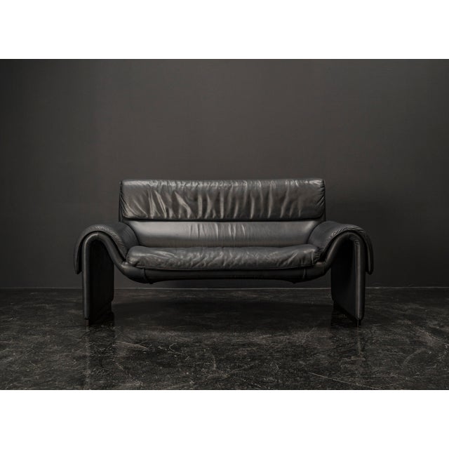 DS 2011-12 Sofa in Blue Leather from de Sede, 1980s For Sale - Image 17 of 17