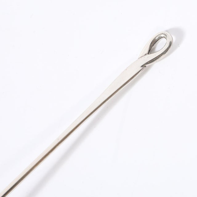 Sterling Silver Padova Pattern Candle Snuffer by E. Peretti Signed Tiffany & Co. For Sale - Image 12 of 14