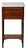19th Century Belgian Louis XVI Mahogany and White Marble Top Nightstand For Sale