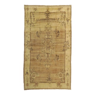 Vintage Turkish Oushak Rug - 06'06 X 11'06 For Sale