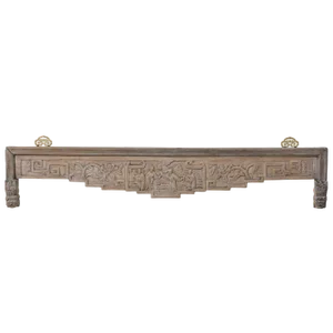 Carved Panel in Natural Finish, 1890s