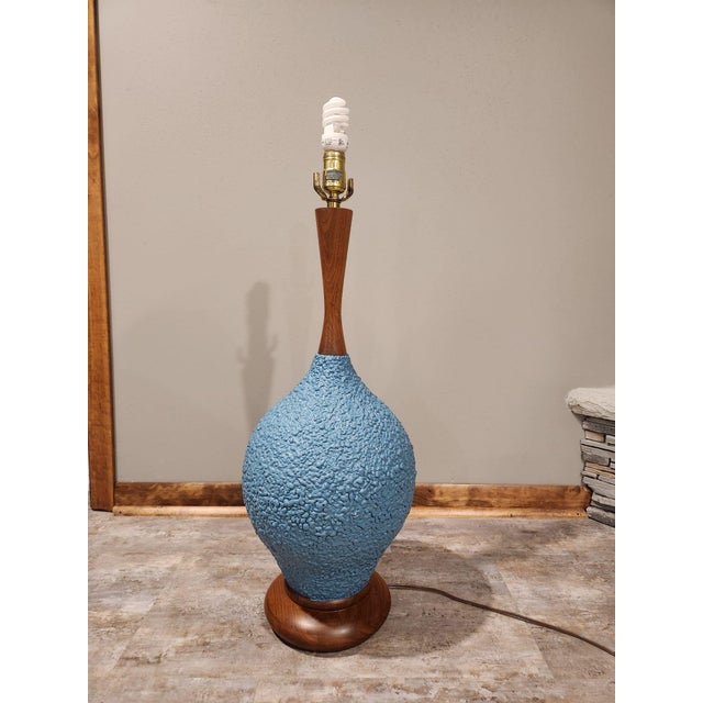 1958 Quartite Creative Corp. Atomic Popcorn Chalkware Table Lamp For Sale - Image 14 of 16