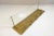 - Wall hung coat rack in glass and brass - Four glass hooks and glass shelf - Three brass hooks