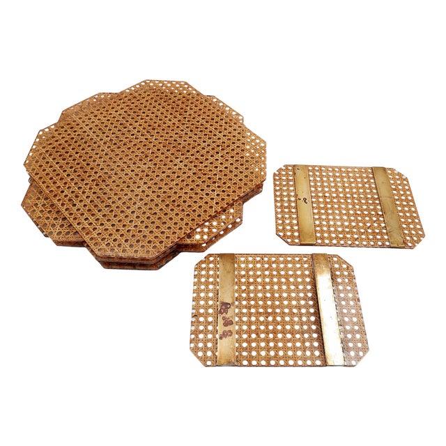 Coasters and Trivets from Christian Dior, Set of 8 For Sale