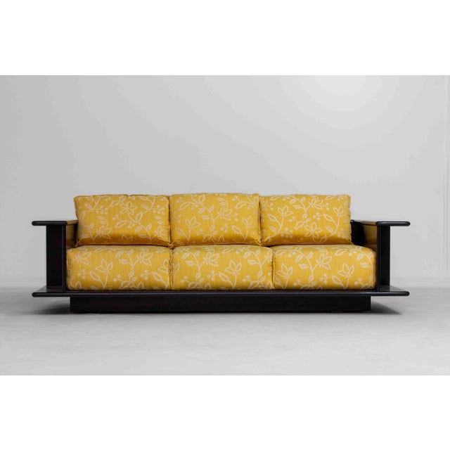Mid-Century Modern Sculptural Three-Seater Sofa by Carlo Bartoli, 1970s For Sale - Image 3 of 16