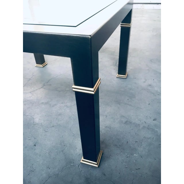 1980s Vintage Postmodern Brushed Metal Coffee Table from Belgo Chrom / Dewulf Selection, 1980s For Sale - Image 5 of 14