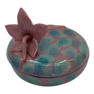 Mid-Century Royal Haeger Flower Dish With Lid