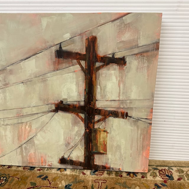 Realism Angie Renfro Connection Series Original Painting, Signed For Sale - Image 3 of 11