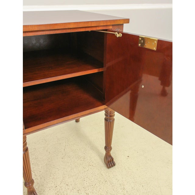 Kindel Furniture Kindel Irish Georgian Mahogany Paw Foot Sideboard For Sale - Image 4 of 13