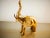 Vintage Gold Brass Elephant For Sale - Image 6 of 12