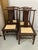Early 20th Century Chinese Hat Dining Side Chairs - Set of 4 For Sale - Image 5 of 11