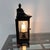 Pagoda Burnished Small Metal Wall Sconce For Sale - Image 9 of 12