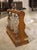 Brown 19th Century 3-Bottle English Oak and Silver Plated Locking Decanter Set For Sale - Image 8 of 18