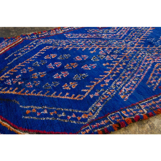 Rug & Kilim Vintage Moroccan Berber Wool Rug With Diamond Design by Rug & Kilim, 1950-1959 For Sale - Image 4 of 9