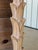 A beautifully carved vintage palm leaf wall mirror by Carolina Mirror Company, featuring layered botanical detailing and...
