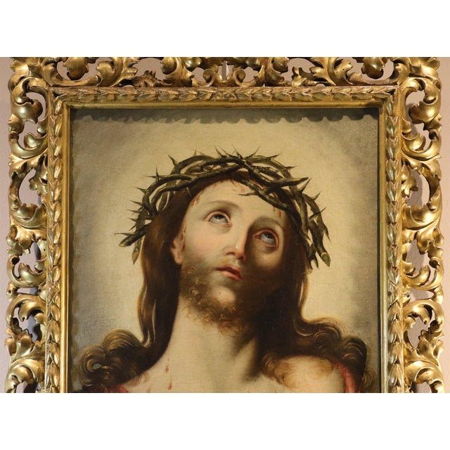 Guido Reni, Ecce Homo, 1660, Oil on Canvas For Sale - Image 8 of 15