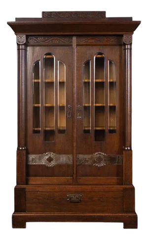 Cupboard with Showcase and Drawers