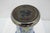 Donald Carlson Iridescent Blue Splatter Studio Art Glass Trumpet Vase For Sale - Image 11 of 11