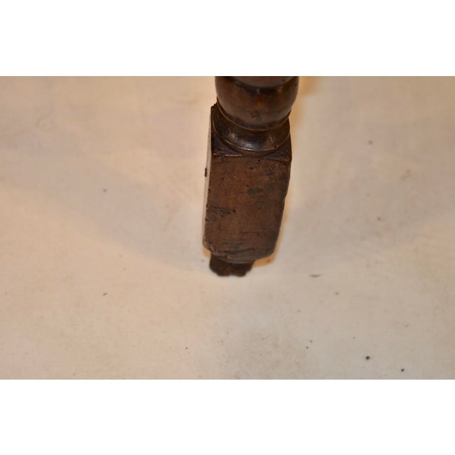 Early 18th Century Welsh Oak Joined Backstool For Sale - Image 14 of 15